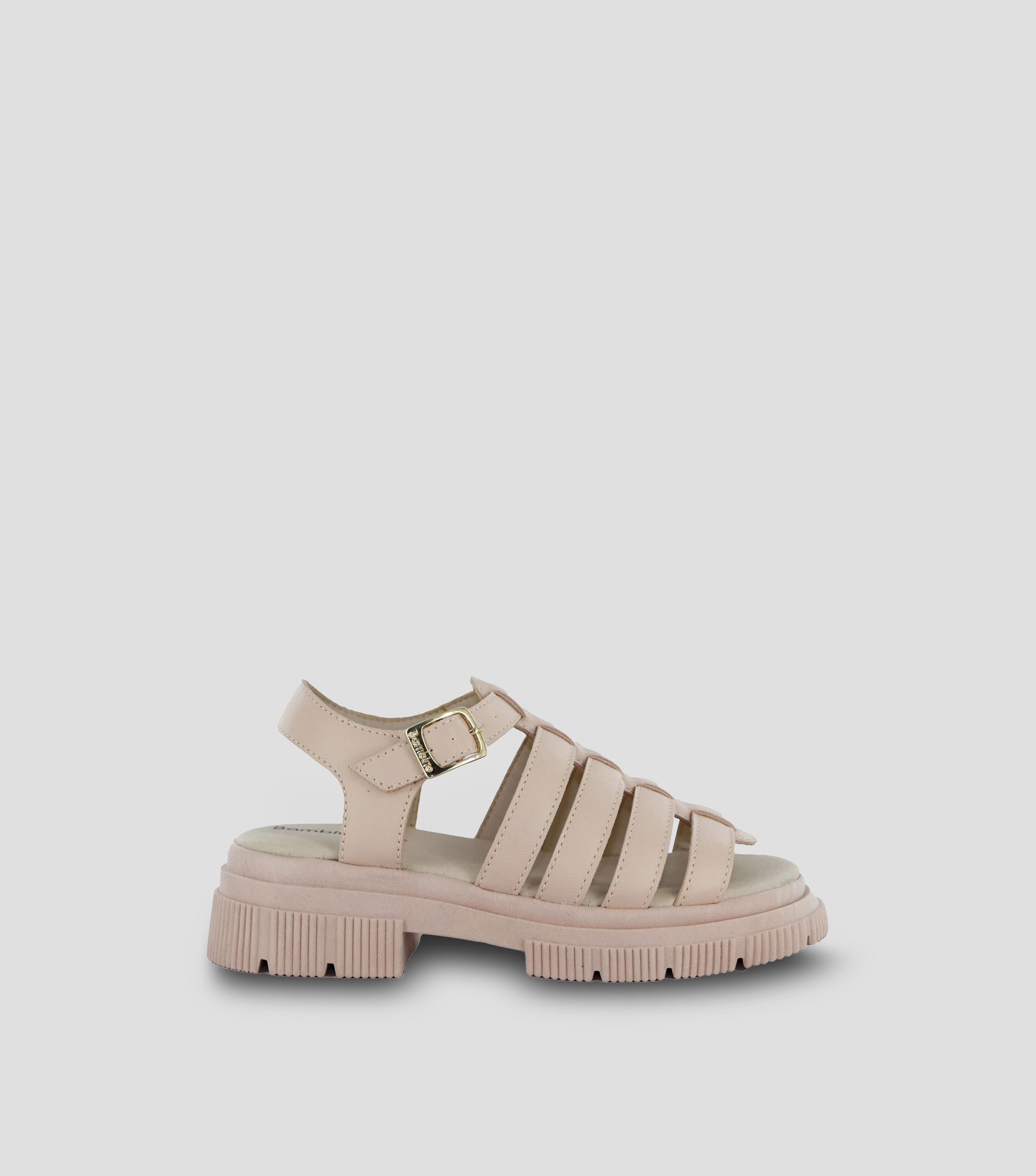 Sandalias con tacón bajo ancho Niña